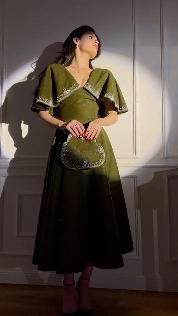 Elegant A line Prom Dress,Green Evening Dress Formal Prom Gown fg7270