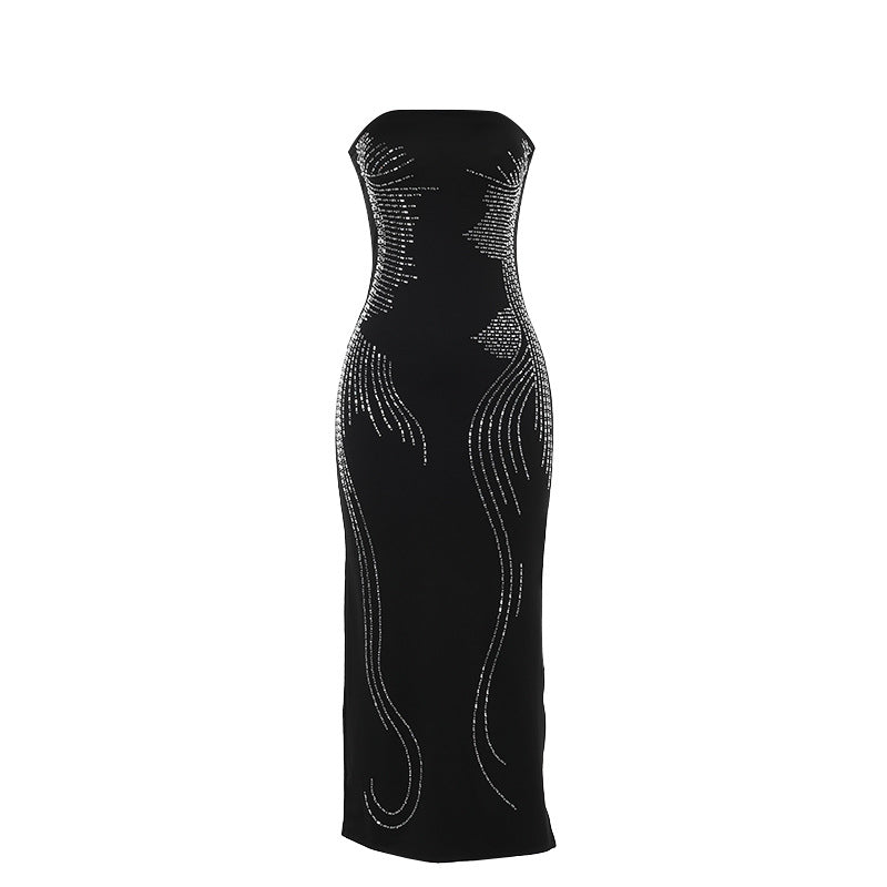 Kai Maxi Dress-Black - Fashionpara