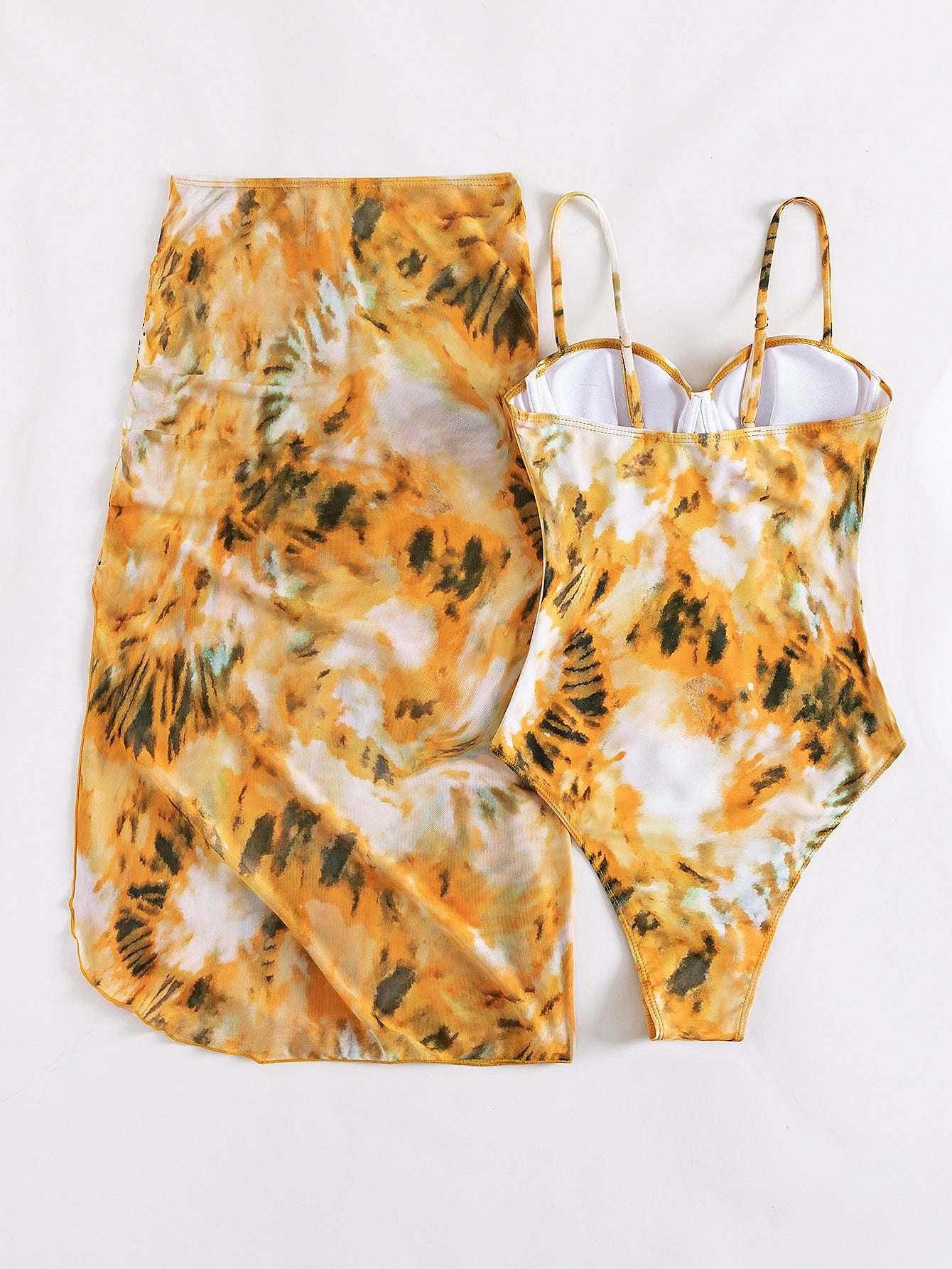 French One Piece Swimsuit Women Conservatively Thin Steel Bracket Push Up One Piece Swimsuit