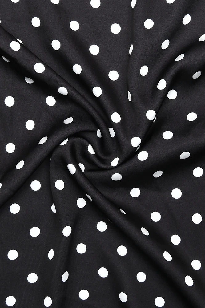 Backless Polka Dot Mini Dress