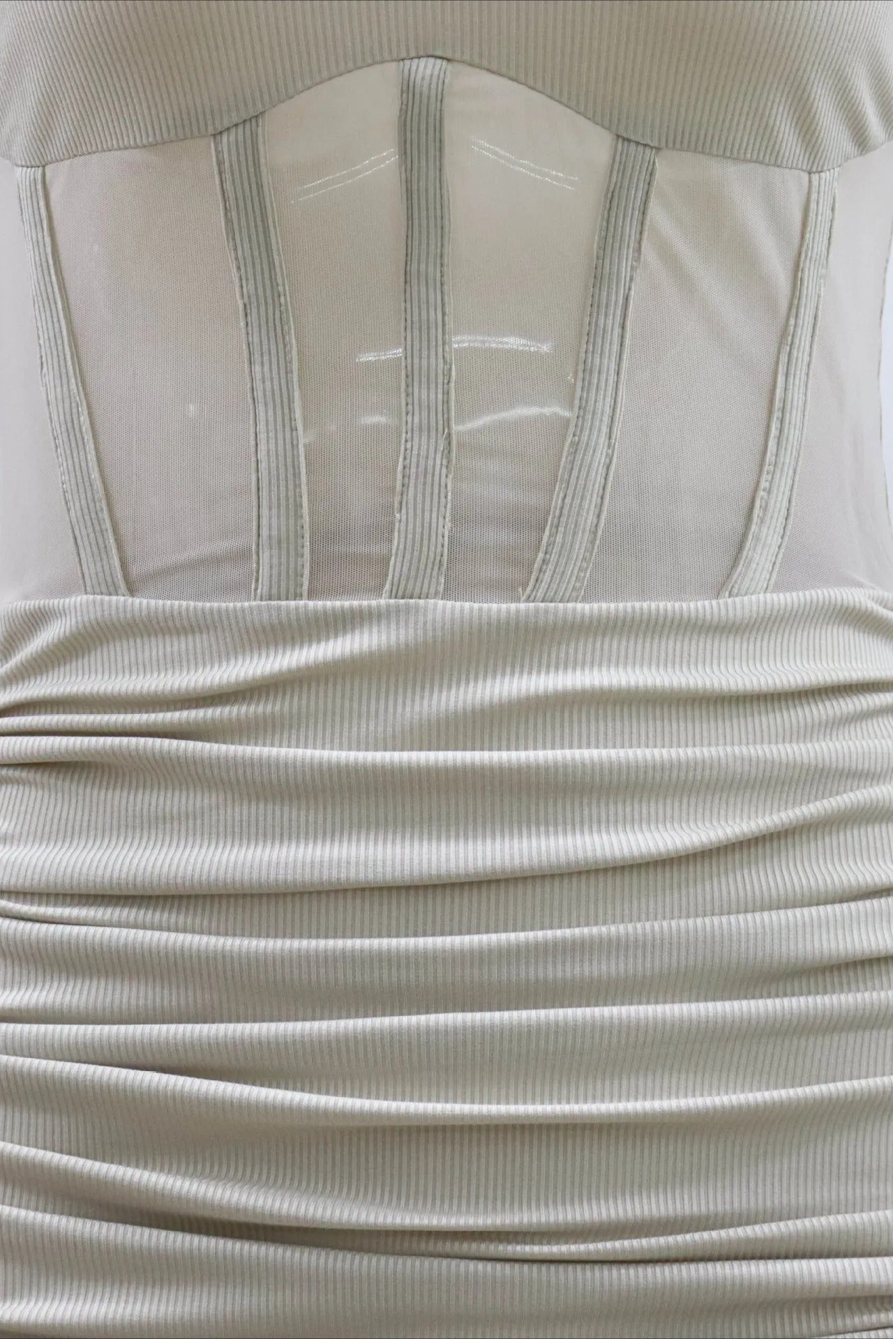 Sheer Mesh Bodycon Mini Dress