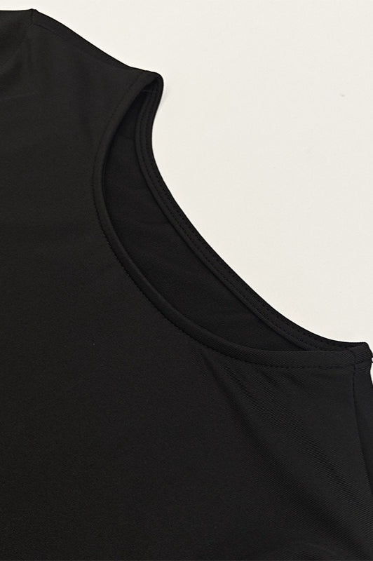 Bodycon Ruched Patchwork Maxi Dress