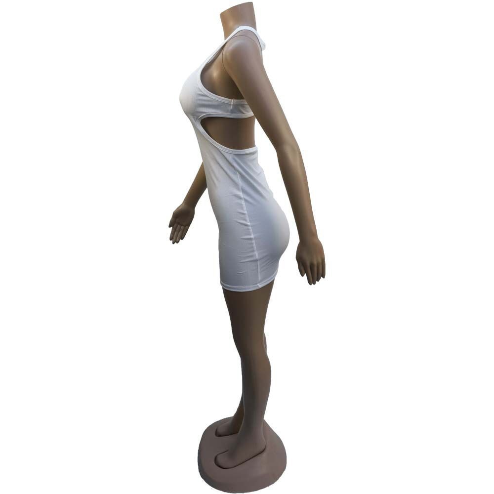 Sexy Mini Dress Summer Plain White Black T Shirt Dresses For Women