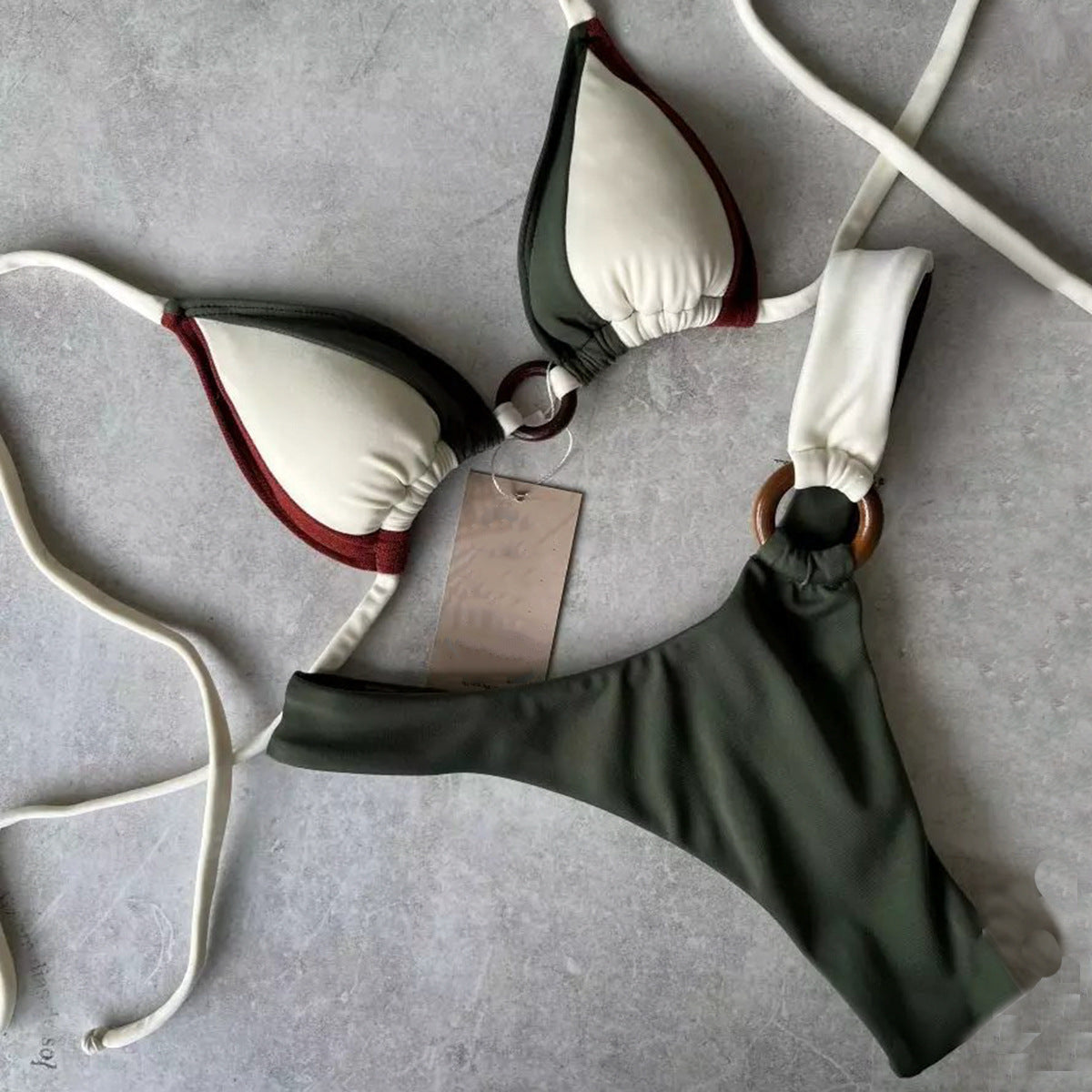 Bikini Sexy Bikini Stitching Split Women Swimsuit Swimsuit Women