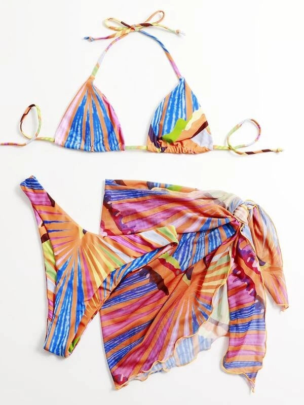 Bikini Swimwear Women Sexy Bundle Swimming Pool Swimsuit Three Piece Suit