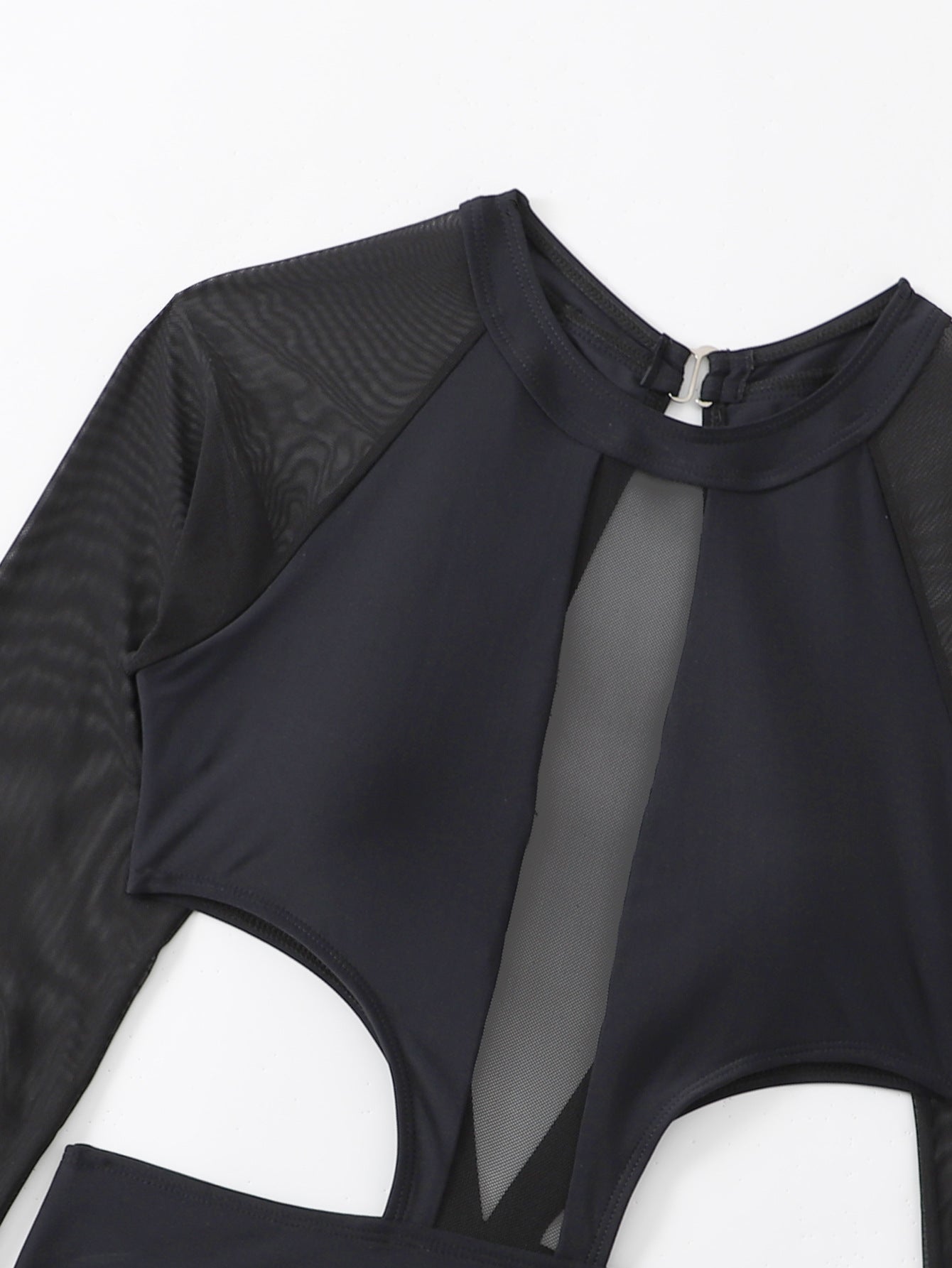 Women Black One Piece Swimsuit