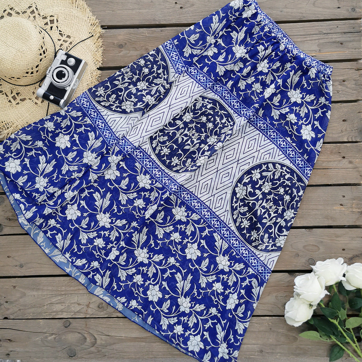 One Shoulder Ruffled One Piece Swimsuit Women Sexy Backless Print Swimwear Swimsuit