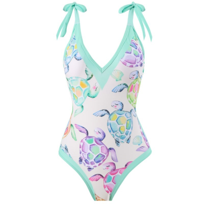 One Piece Swimsuit Vacation Beach Dress Swimsuit
