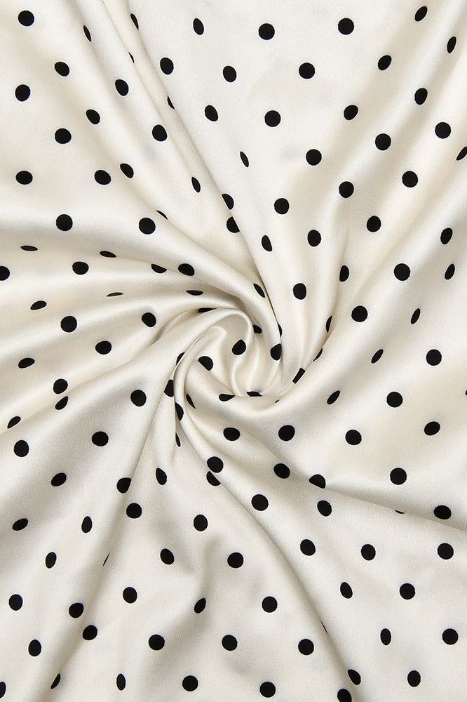 Bohemian Polka Dot Bodycon Cami Maxi Dress