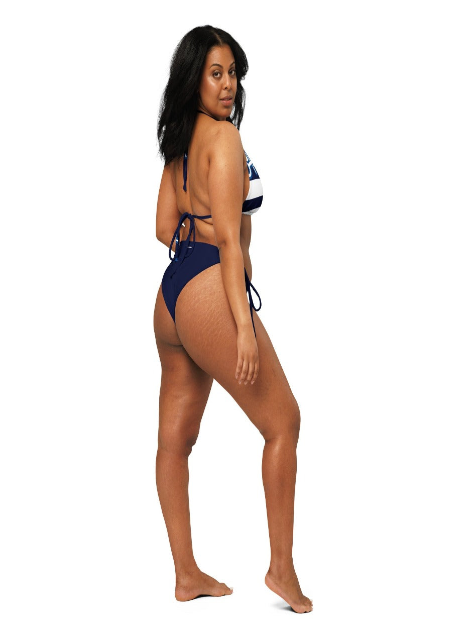 Women's Nautical Color-Block Bikini
