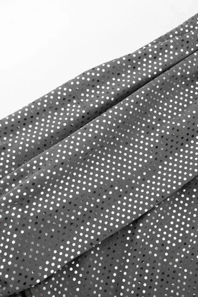 Sequin Long Sleeve Charming Off-Shoulder Maxi Dress