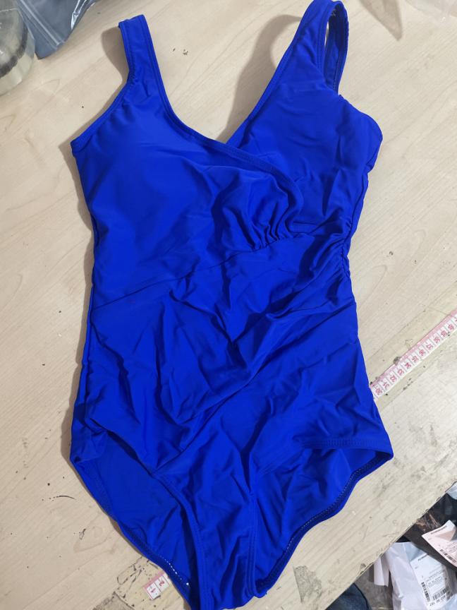 Swimsuit Women One Piece Swimming Pleated Swimsuit