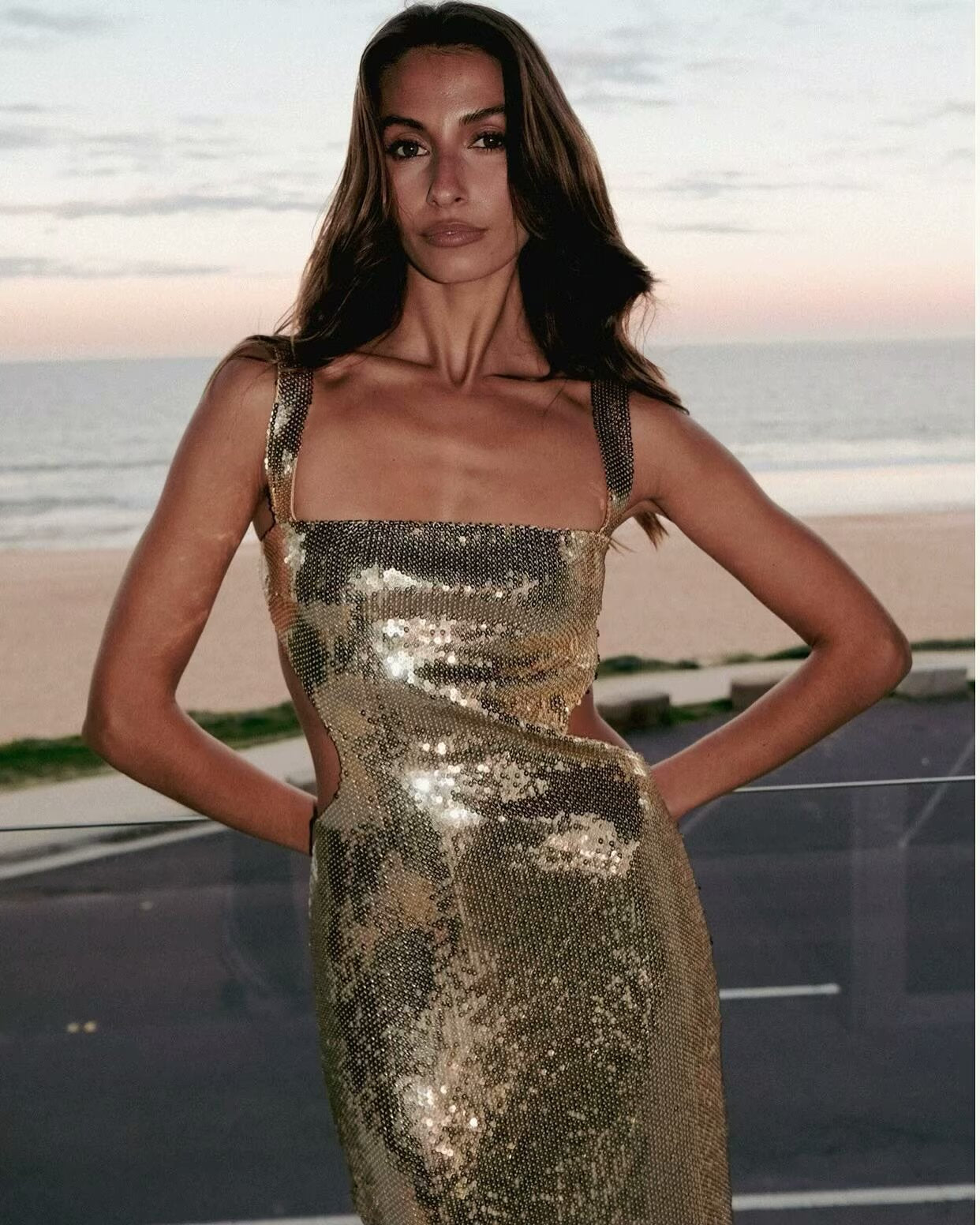 Women Wear Strap Maxi Dress Women Spring Slim Sexy Dress Women