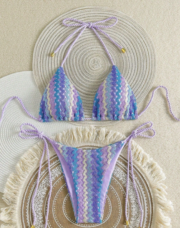 Swimsuit Women Bikini Sexy Bikini Women Fission Swimsuit Braid Rope Bikini