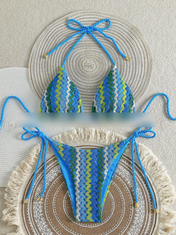 Swimsuit Women Bikini Sexy Bikini Women Fission Swimsuit Braid Rope Bikini