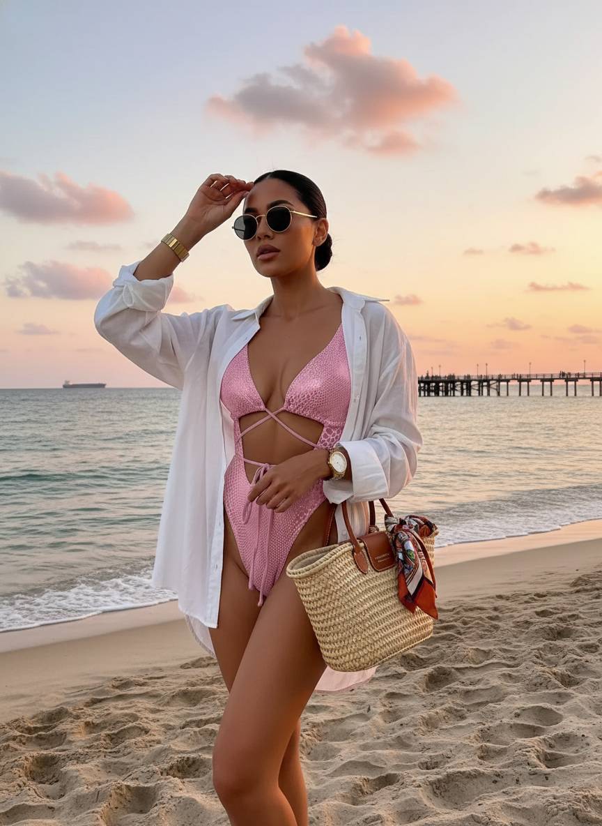 Black Snake Print Criss Cross One Piece