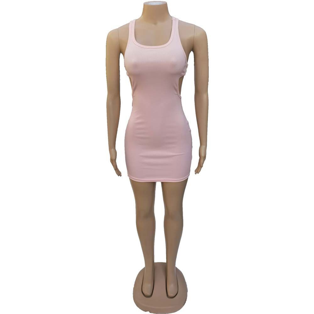 Sexy Mini Dress Summer Plain White Black T Shirt Dresses For Women