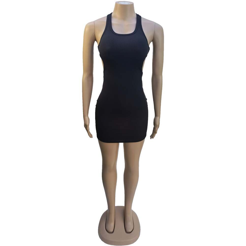 Sexy Mini Dress Summer Plain White Black T Shirt Dresses For Women