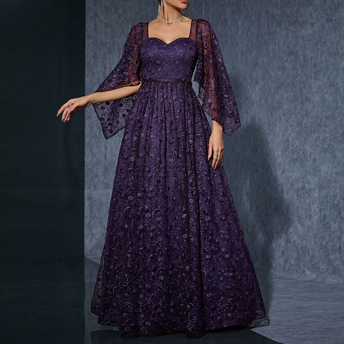 Arrival Drop down Maxi Dress Dignified Steady Cocktail Dress Elegant Simple Evening Dress Slim Fit Long Sleeve Backless Dress