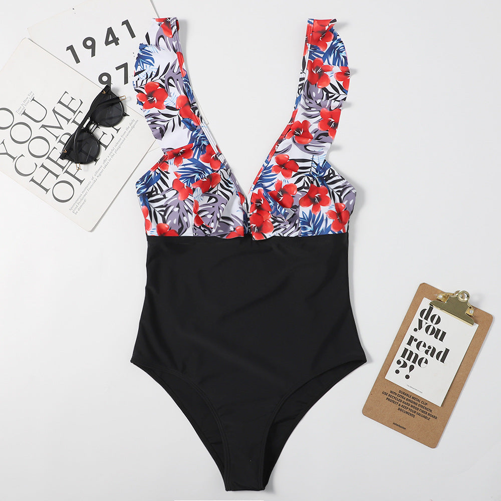 Three Point Bikini One Piece Beach Quick Drying Fabric Sexy Women Swimsuit