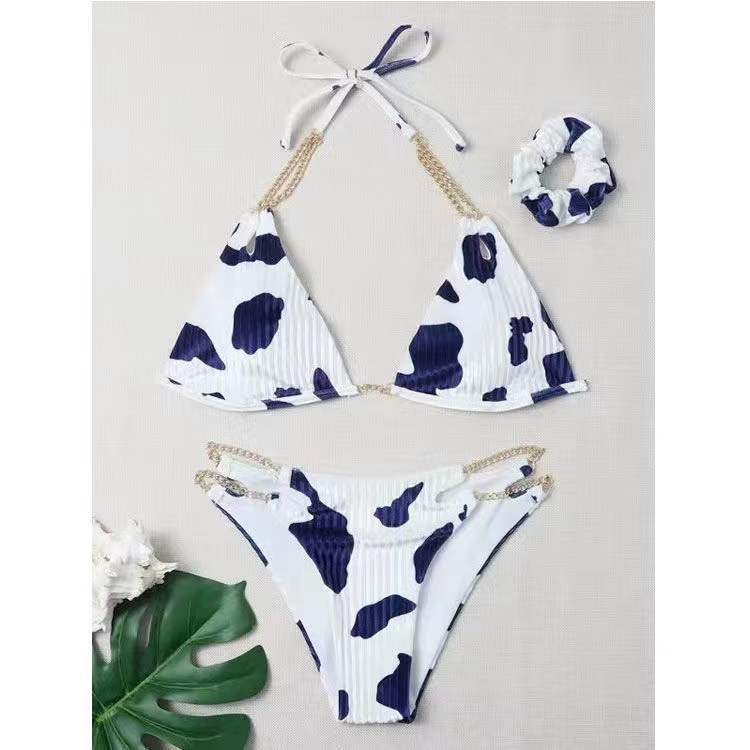 Swimsuit Bikini Ladies Conservative Split Swimsuit Sexy Mid Waist Swimsuit Swimsuit Women