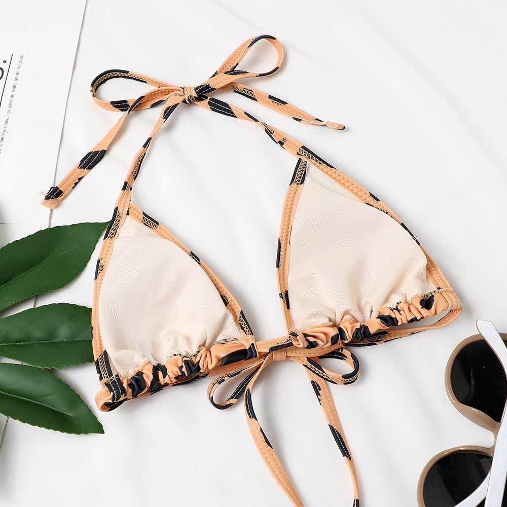 Bikini Swimsuit Women Leopard Print Outer Single Swimsuit Bikini Swimming Suit