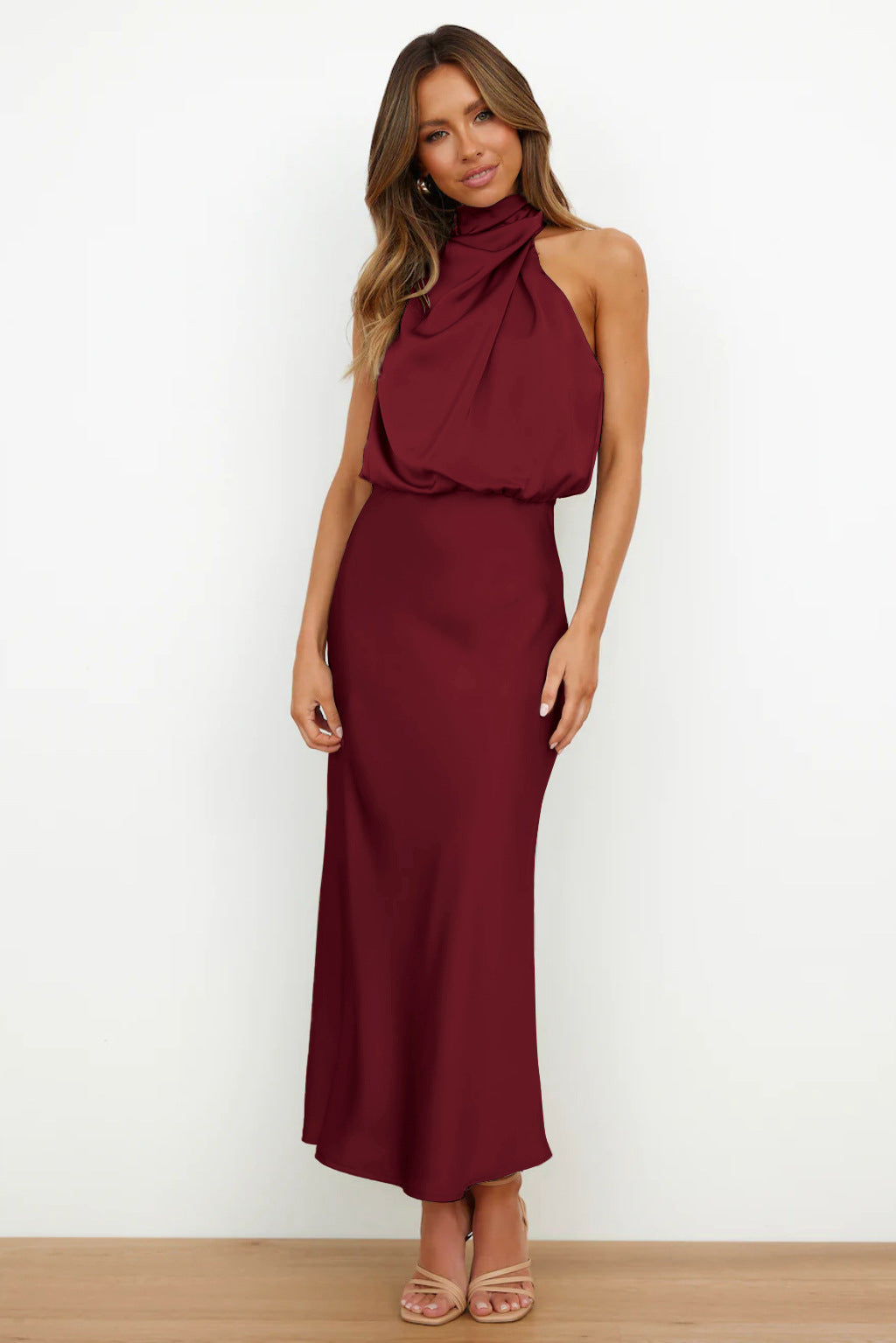 Sleeveless Off Shoulder Bodycon Elegant Maxi Dresses Wedding