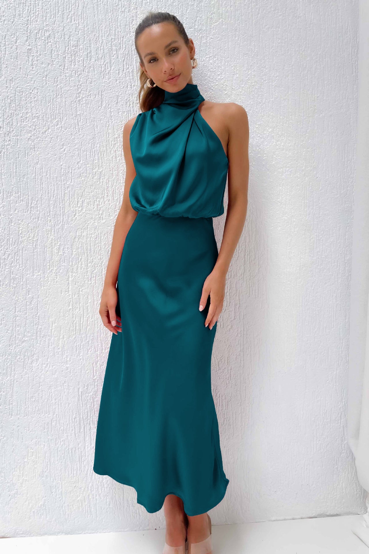 Sleeveless Off Shoulder Bodycon Elegant Maxi Dresses Wedding