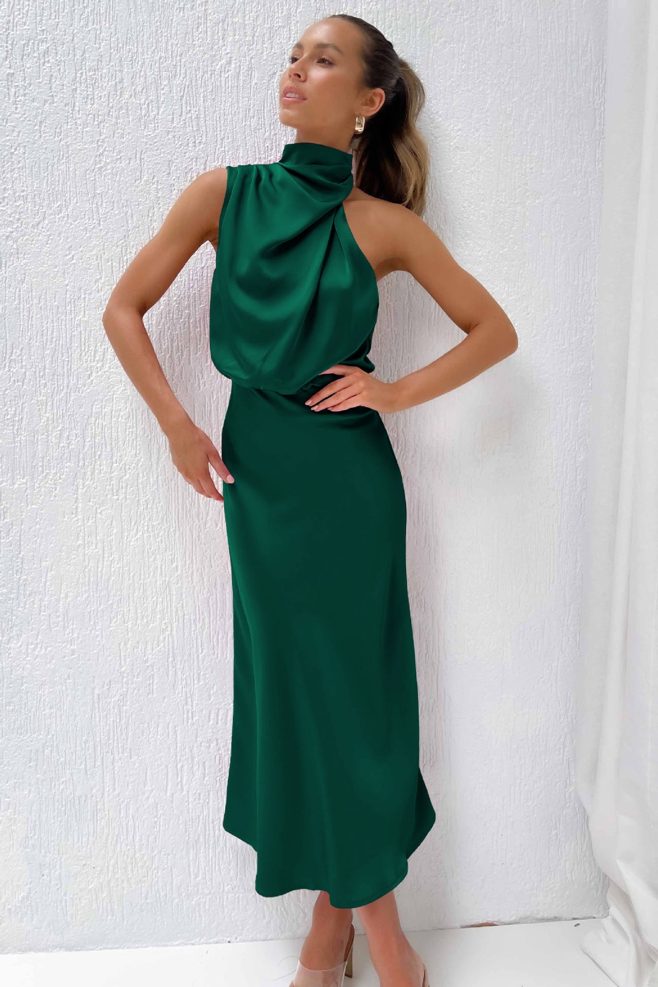 Sleeveless Off Shoulder Bodycon Elegant Maxi Dresses Wedding