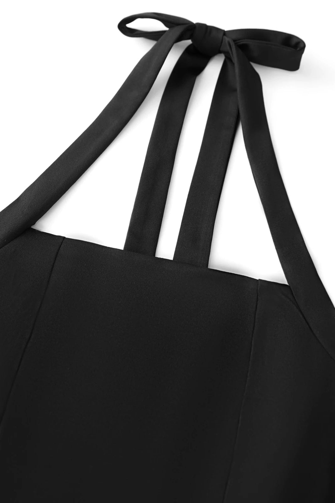 Sleeveless Halter Bubble Mini Dress