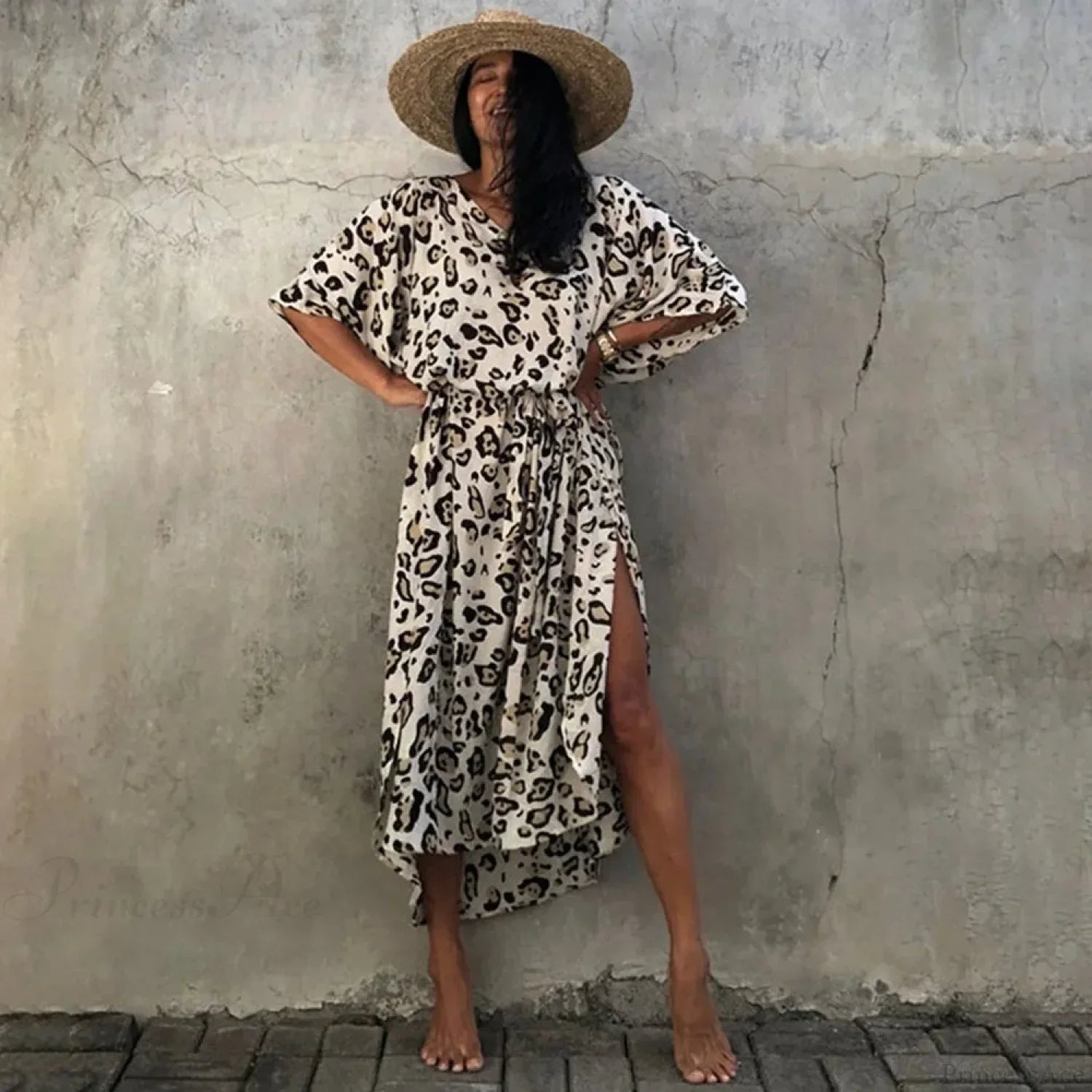 Women Swimsuit Kaftan Tunic Beach Cover Up